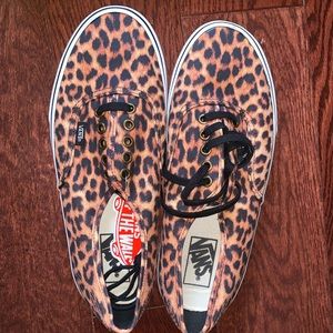 VANS Leopard Authentic Sneakers